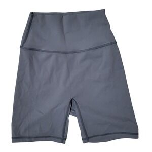 Vital Apparel‎ XS Gray Athletic Bike Shorts High Waist Compression